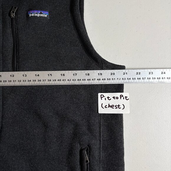Patagonia Better Sweater Full Zip Vest - Men's Size M - Black - Picture 7 of 8